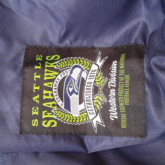 Seattle Seahawks Satin Jacket - Picture 2 of 5